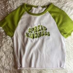 Garage “Spread Kindness” Cropped Tee